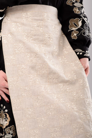 Фартух жіночий з вишивкою "Ружа"  80 х 40 см